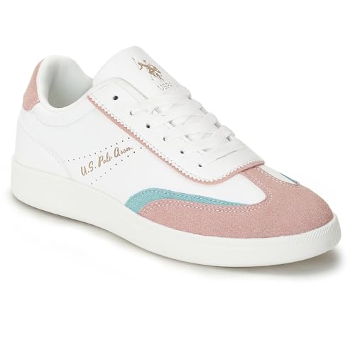 Image of U.S. Polo ASSN. Renata Off White Sneakers Shoes with Premium Upper