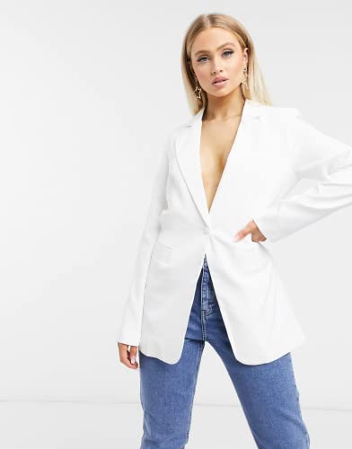 UNIQUE 21 Women Casual Blazer Long Sleeves Single Button Ladies Elegant Boyfriend Blazer Jacket for Office Work Business3