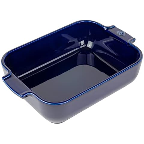 Peugeot rechteckige Auflaufform Appolia 25 cm aus Keramik Cover