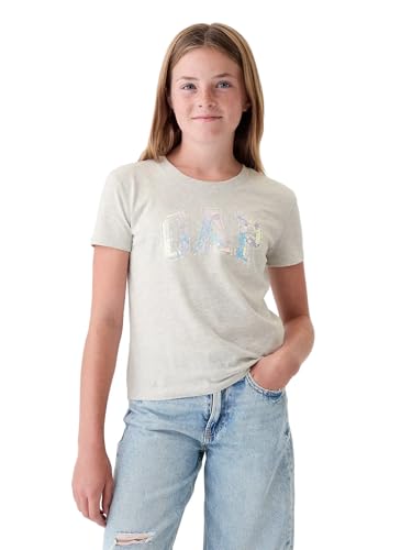 Image of Gap Girls Short Sleeve Logo Tee T-Shirt
