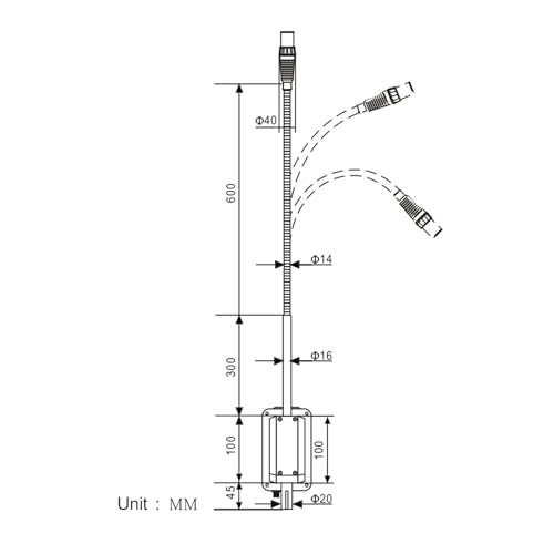 LED Surgical Exam Light Lamp, Floor Stand Type Medical Examination Light, Mobile Pet-Lamp Surgical Light for Gynaecology Outpatient Stomatology