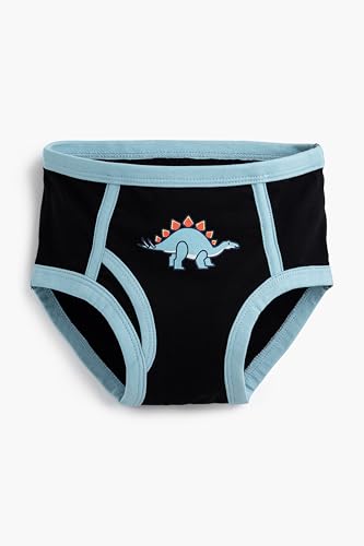 MONICA + ANDY Toddler Organic 5-Pack Boy's Briefs Red Multi, 2-3T3