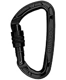 EDELRID Unisex – Erwachsene Pure Screw Carabiner, Night, one Size