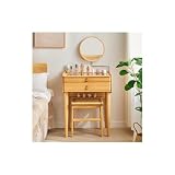 [Excellente qualité] Coiffeuse de style médiéval, le miroir est 
