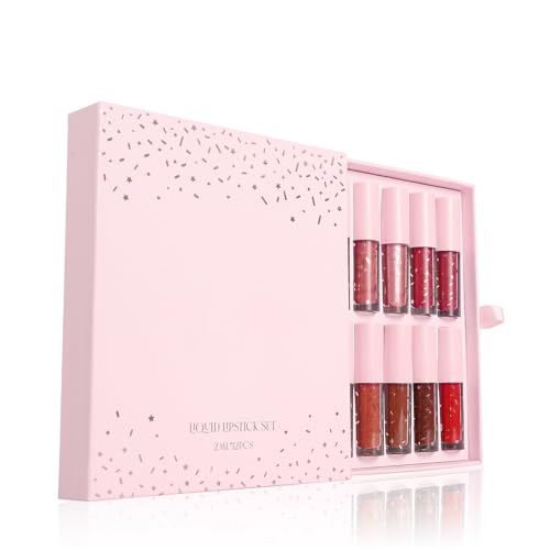 12 Colores Matte Liquid Lipstick Set Hidratizating Lip Tintes Impermeables Para Brillo De Labios Duradero Suministros De Maquillaje Lápiz Labial Duradero