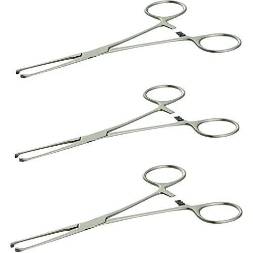 Forgesy Alice Tissue Forcep Stainless Steel Surgical Instrument CE Quality Rust Proof (6 inch) (3 pc) (B09CD9LY5W) Amazon Price History, Amazon Price Tracker