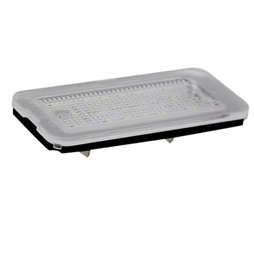2 luces LED para matrícula de coche Fiat 500 bombilla matrícula lámpara con controlador 4