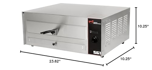 Wisco 561 Deluxe Pizza and Multipurpose Oven, 10.25" Height, 23.625" Width, 19.5" Length