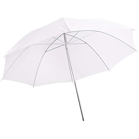 Photography Photo Studio Translucent Umbrella, 33in 84cm Soft White Umbrella for Professional Portrait Photography Photo Soft Light Flash Continuous Lighting Cover
