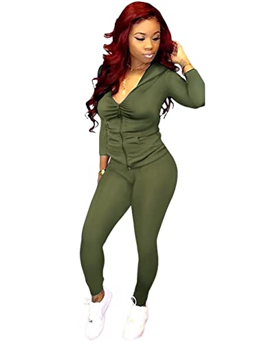 Adogirl Womens Set Two Piece Outfits Sweatsuit Crop Top + Skinny Long Pants Tracksuits Jogging Suits Jumpsuit 2Xl #TOP29