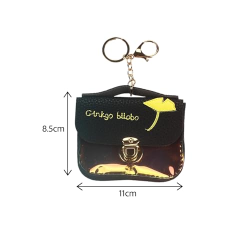 Women's Cute Ginkgo Wallet - Small Purse for Daily Use, Shopping, Travel & Gifts - Lightweight Card Holder with Coin Pocket - Stylish Mini Wallet for Ladies3