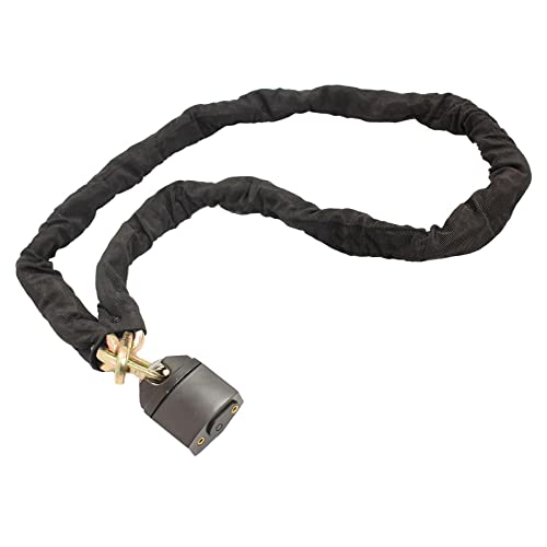 Dapetz® 1,1m Cadena con Candado para Moto, Bike, Moto Cierre Seguridad