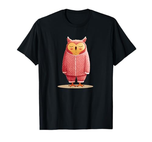 Disfraz de Pijama de búho Colorido Camiseta