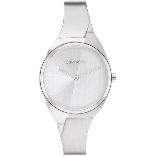 Calvin Klein Reloj Analógico de Cuarzo para Mujer Colección Charming con Correa de Acero Inoxidable Plateada - 25200234 Calvin Klein Reloj Analógico de Cuarzo para Mujer Colección Charming con Correa de Acero Inoxidable Plateada - 25200234