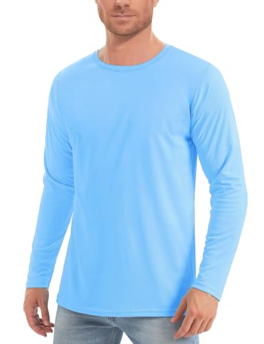 Ropa de protección solar para hombre con manga larga de secado rápido