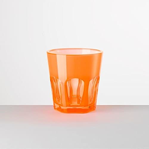 Set 6 vasos Gulli naranja Mario Luca Giusti