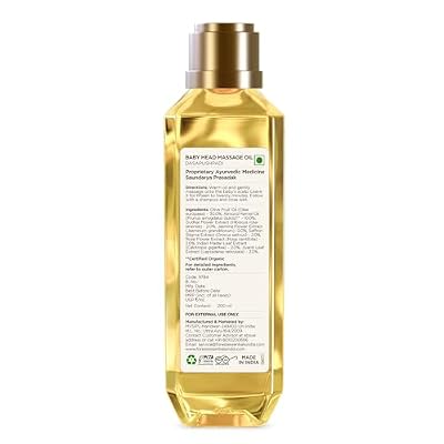 Forest Essentials Dasapushpadi Baby Head Massage Oil, 200ml
