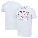 Starter Men's White New England Patriots Throwback Logo T-Shirt