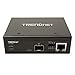 TRENDnet Hardened Industrial 100/1000 Base-T to SFP Media Converter, DIN-Rail and Wall Mount Hardware Included, Multi Or Single Mode Fiber, Power Supply Sold Separately, Black, TI-F11SFP