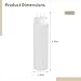 4 Piece Sauce Squeeze Bottles, 22 Oz/650 Ml, Pe Material, Easy Open Twist Cap, Portable for All