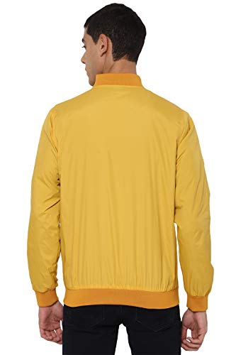 Image of Allen Solly Men's Polyester Solid Car Standard Length Coat