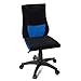 hjh OFFICE 670510 Kinderschreibtischstuhl KIDDY PRO Stoff Schwarz/Blau ergonomischer Jugend-Drehstuhl, höhenverstellbar