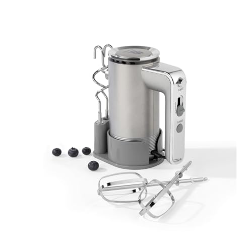 PROGRESS by WW EK5250WW Hand Mixer, Easy-Store, Dough Hooks & Mixing Beaters, 5 Speed Settings, Baking/Cooking, Whisk, Bread, Muffins, Salad Dressings, Omelettes, Storage Base Included, 300 W