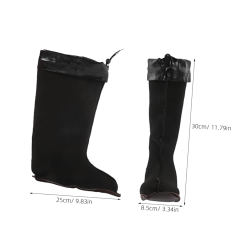 DOITOOL 1pair Insulated Boot Liners for Men Warmth Socks for Rain Boots Cozy Lining for Cold Weather Thick and Comfortable Inserts2