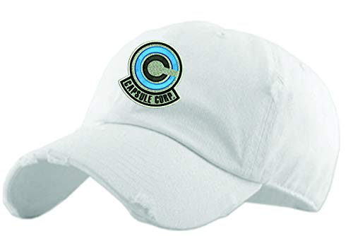 Image of ALLNTRENDS Adult Dad Hat Capsule Corp Embroidered Cap Anime Hats Embroidery Caps