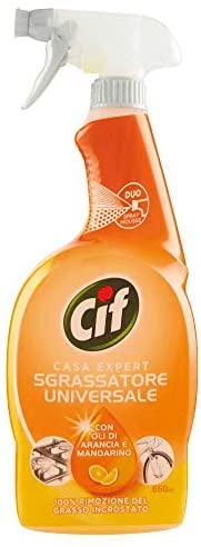Cif Duo Sgrassatore con oli di arancia e