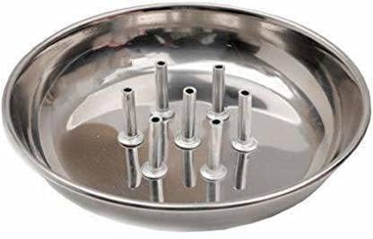Bekner Stainless Steel Agarbatti Stand with Plate Stainless Steel Incense Holder (Silver) (B0B4GF6L79) Amazon Price History, Amazon Price Tracker