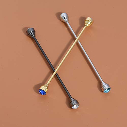 Sparkling Crystal Stone Collar Bar Tie Necktie Pins Shirt Collar Stud Bar for Men with Gift Box2