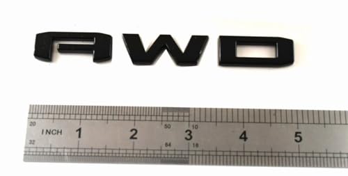 Image of 1pc AWD Tailgate Door Letter Nameplate Emblem Replacement for 2019-2022 GMC Acadia Terrain Liftgate Letter (Chrome)
