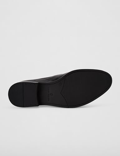 Image of Louis Philippe Men Premium Leather Breathable Lining Material Anti Slip with Heel TPR Sole Casual Slip-on Shoes