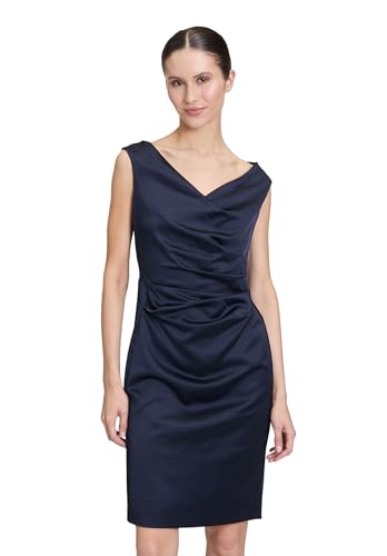 Vera Mont Damen 0058/4822 Kleid, Blau, 38 EU