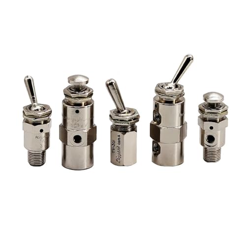 Válvula de botón neumática compacta TAC-4V, un componente mecánico de alta durabilidad 8