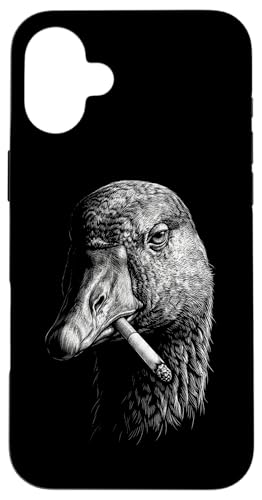 Goose Smoking �^�o�R �����ȃr���e�[�W �K�`���E �ʔ����~�[�� �X�}�z�P�[�X iPhone 16 Plus �p