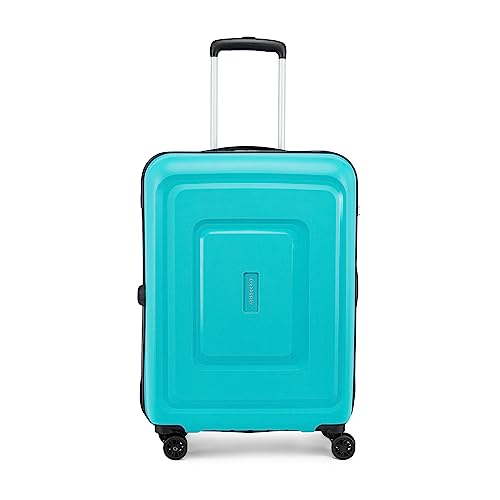 Aristocrat Endeavour Strolly 65 Cm 360°|Trolley Bag,Speed_Wheel Suitcase For Travel,8 Wheel Luggage For Men And Women,Polypropylene Hard Side Cabin And Check In Bag(Turquoise,Medium),66 Centimeters