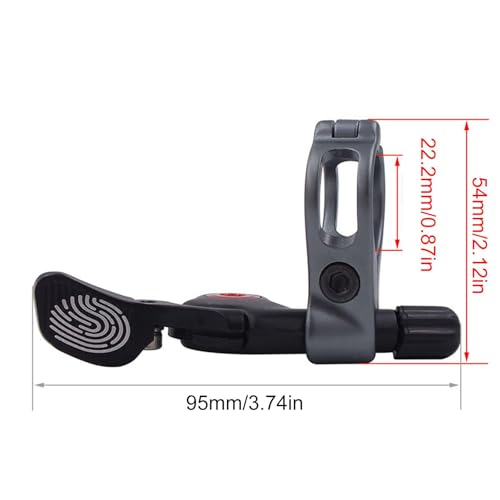 Levier de tige de compte-gouttes et commande à distance VTT Teksome - 6