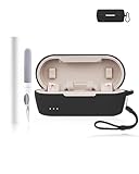 Coque de protection en silicone pour écouteurs Audio-Technica ATH-CKS5TW - Durable et écologique - Avec trous précis et compatibilité de charge - Noir Coque de protection en silicone pour écouteurs Audio-Technica ATH-CKS5TW - Durable et écologique - Avec trous précis et compatibilité de charge - Noir