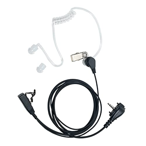 Auriculares EVX-261 para walkie talkie Vertex con micrófono y tubo acústico de dos vías