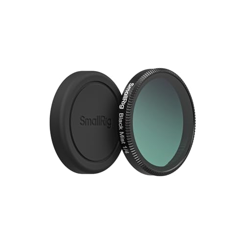SmallRig 1/4�C���` �u���b�N�~�X�g�t�B���^�[ DJI Osmo Action 6�p �X�i�b�v�I���� �u���b�N�g�U�t�B���^�[ 1/4�C���` �V���R���J�o�[���N���[�j���O�N���X�t�� HD���w�K���X �}���`�R�[�g - 6086
