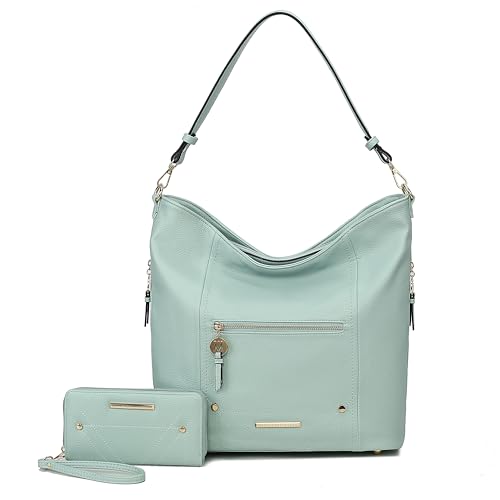 Image of MKF Collection Shoulder Bag for Women, Vegan Leather Top-Handle Crossbody Bag Handbag Purse by Mia K