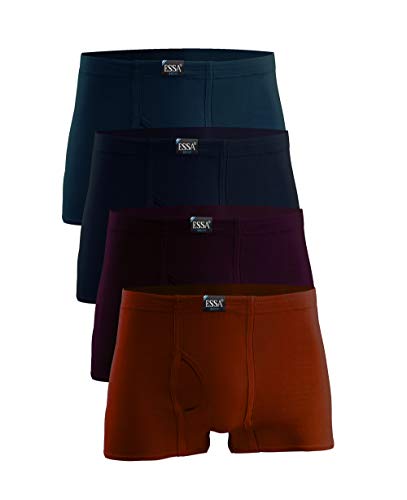 Image of ESSA Men's Trunks | 100% Super Combed Cotton, Hosiery, Mid Rise, Without Pockets| Inner Elastic Waistband |Breathable Underwear, Innerwear| Solid