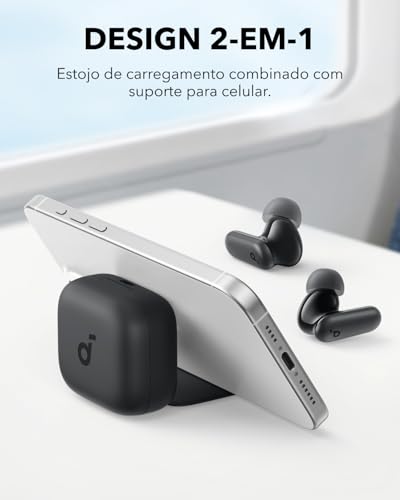 soundcore P30i by Anker, Fones de Ouvido com Cancelamento de Ruído, Graves Poderosos, 45H de Reprodu