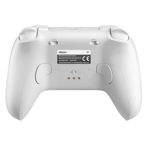 undefined 8BitDo Ultimate 2 Bluetooth コントローラー Switch/Switch 2 & Windows PC 用、TMR ジョイスティック付き Switch Pro コントローラー、切り替え可能なホール効果/触覚トリガー、振動とモーションコントロール、RGB ファイヤーリング（White） の商品画像 3