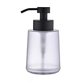 EKRTE Countertop Soap Dispensers, Matte Black Liquid Lotion Soap Dispenser Pump with 450 ML Liquid B