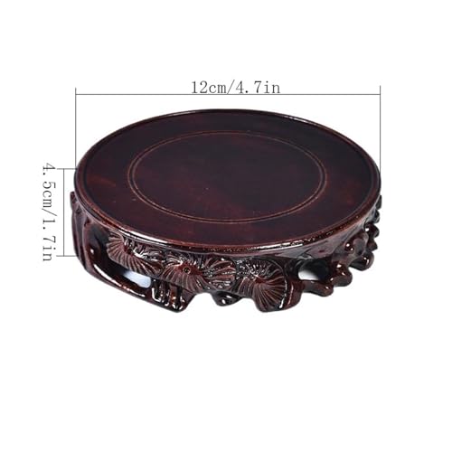 Soporte para macetas de madera que realza la belleza de tus bonsáis y jarrones 3