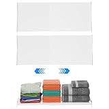 Benzoyl Expandable Closet Tension Shelf with Seamless Sticker, Metal Adjustable Wardrobe Shelves Org