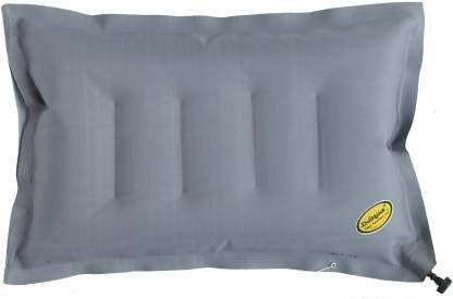Duckback Rubberized Cotton Travel Pillow-Grey (Pack of 1)